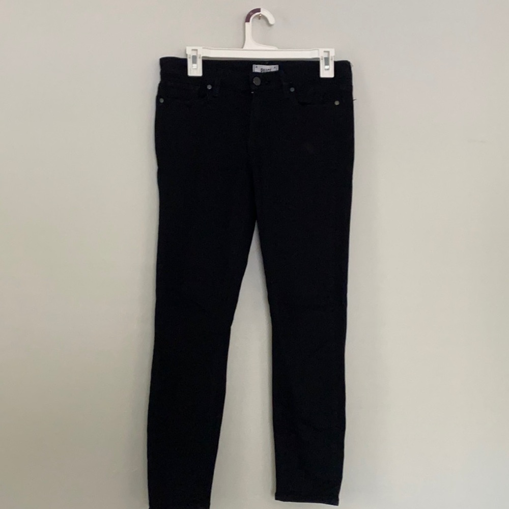 Paige Black Skinny Ankle Jeans